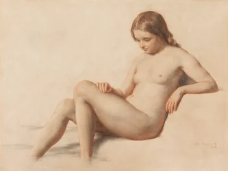 Studie eines Aktes, 1859